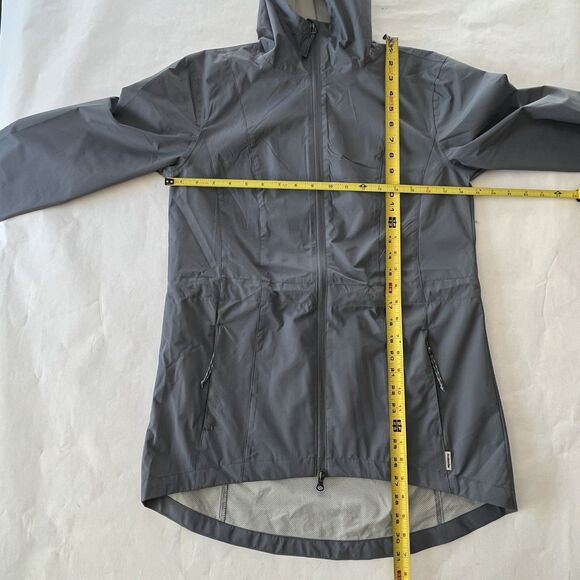 NWT $118 Avalanche Sz S Womens Blue Water Resistant Rain Shell Jacket Zip Pocket - Picture 15 of 16